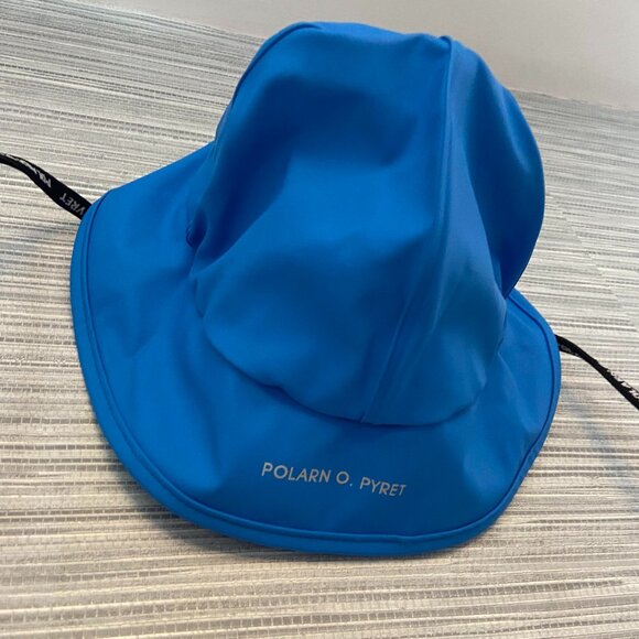 Polarn O Pyret Swedish Bucket Rain Hat for Kids with Neck Brim and Chin Tie - Picture 1 of 4